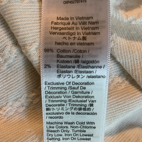 Madewell cream 'Jacquard Babydoll Top' - Picture 7 of 8